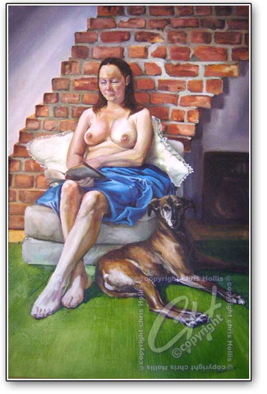 Shev and Becky (the dog)