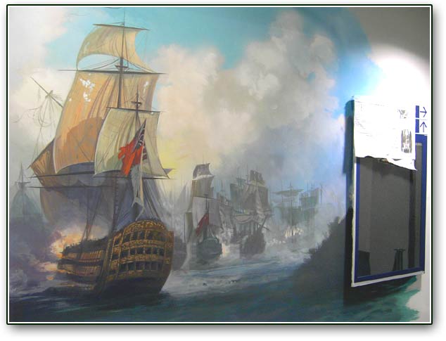 right view of the mural